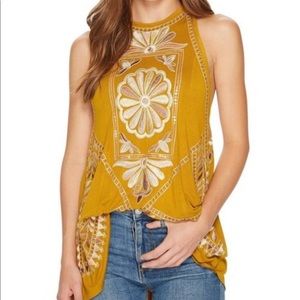 Free People Isabelle Embroidered Tunic Top